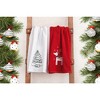 Embroidered Christmas Tree Linen Hand Towel – Mrs. Alice