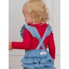 RuffleButts Baby Girls Knit Long Sleeve Ruffle Peter Pan Bodysuit - 4 of 4