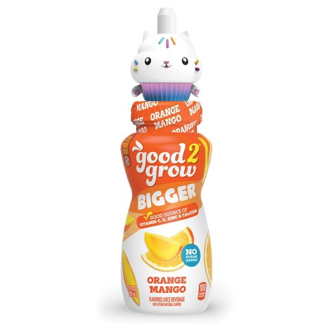 Good2grow Bigger Orange Mango Fortified Water - 10 Fl Oz Bottle : Target