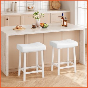 Counter Height Bar Stools Set of 4, 24 Inch Barstools for Kitchen Island Counter - 1 of 4