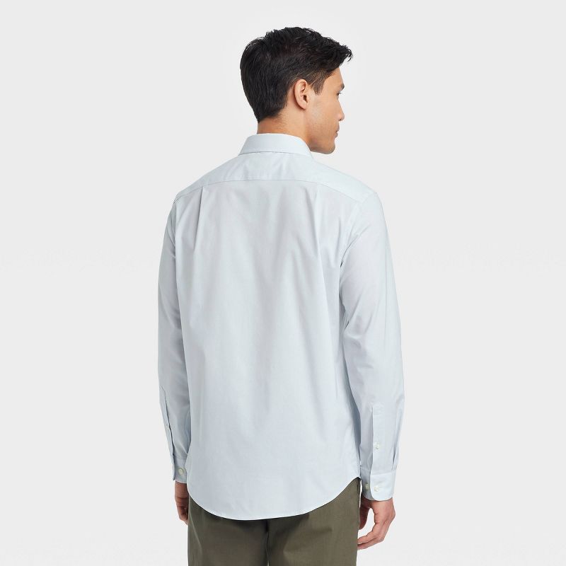 Men's Performance Dress Standard Fit Long Sleeve Button-Down Shirt - Goodfellow & Co™, 3 of 5