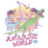 Girls Jurassic World Retro Dino Landscape T Shirt - 2 of 3