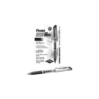 Pentel EnerGel Gel Pens Medium Point Black Ink 12/Pack (BL57-A) 616274