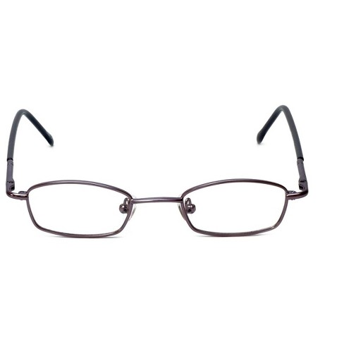 Flex Plus Progressive Lens Blue Light Block Glasses Model 64 Gold-Demi-Amber 46m - image 1 of 4