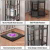 Besiost Freestanding Rotating Bookshlf, 4-Tier Corner Storage Shelf, Bookcase - 4 of 4
