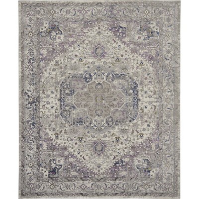 Nourison Royal Terrace Distressed Medallion Abstract Indoor Area Rug