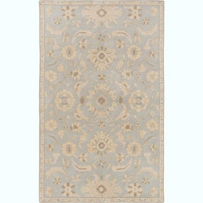 Mark & Day Caraquet 6'x9' Rectangle Tufted Indoor Area Rugs Light Gray: Wool, Stain-Resistant, Traditional, Pet Friendly