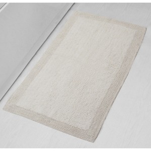 Home Weavers Luxury Collection 100% Cotton Tufted Bathroom Rug, Non-Slip Latex Bath Rug - 1 of 4