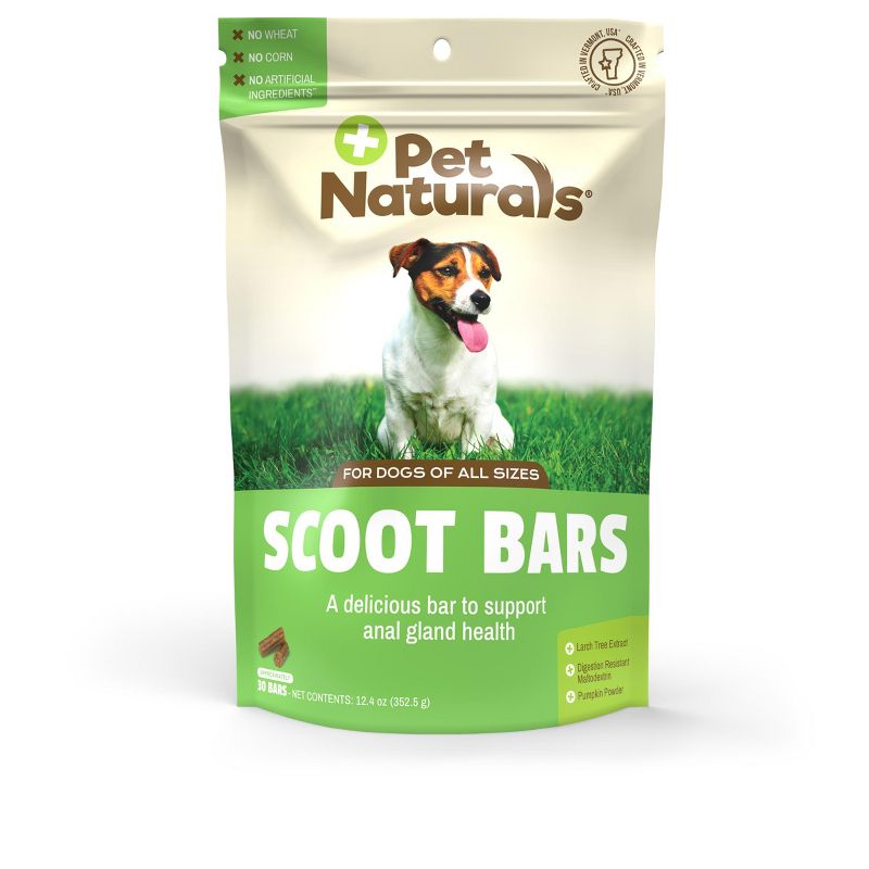 Pet Naturals Scoot Bars for Dogs, Digestive Support, Duck Flavor 30 count, 1 of 4