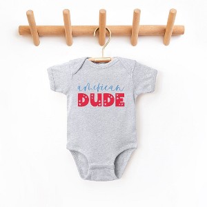 The Juniper Shop American Dude Pastel Baby Bodysuit - 1 of 2