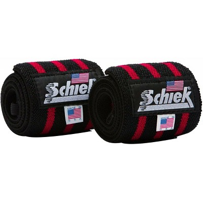 Schiek Sports Model 1000-DLS Deluxe Dowel Lifting Straps Black
