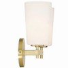 Crystorama Lighting Colton 2 - Light Sconce in  Aged Brass - 4 of 4