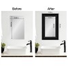 Amanti Art Mirror Makeover Bathroom Mirror Frame Border Kit - Fully Assembled Peel and Stick Frame - Mirror NOT Included - Parlor Trim - 4 of 4