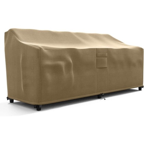 Love Seat Outdoor Furniture Weatherproof Cover - 104" x 32.5" x 33" - Brown - image 1 of 4