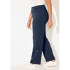 Catherines Women's Plus Size Suprema Studio Roll Tab Pant - 4 of 4