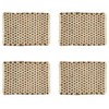 Saro Lifestyle Cotton Placemats With Woven Design (Set of 4) - 3 of 4