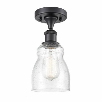Ellery - 1 Light Semi-Flush Mount In Nautiical Style-13 Inches Tall and 4.5 Inches Wide
