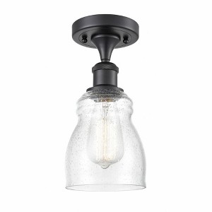 Ellery - 1 Light Semi-Flush Mount In Nautiical Style-13 Inches Tall and 4.5 Inches Wide - 1 of 1