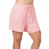 Women's Cotton Drawstring Shorts - ZENANA - 2 of 2