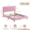 TWIN XL/Twin/Full /Queen/King Upholstered Bed Frame Heavy-Duty Platform Bed Frame w/ Upholstered Headboard and Strong Wood Slats - 2 of 4