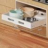 GustoWave Pull Out Cabinet Organizer, Extendable Slide Out Drawers Adjustable Width 34cm to 50cm,for Cupboard Bathroom(White) - 2 of 4