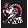 Thanksgiving Feathers & Tackles Turkey Football Player Adult Jogger Pants - 2 of 2