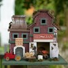 Zingz Home Rustic Farmstead Birdhouse 10.25x7x8.5" - 4 of 4