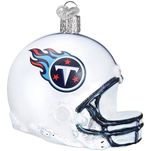 Old World Christmas Blown Glass Ornament for Christmas Tree, Tennessee Titans Helmet - 1 of 3