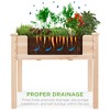 Best Choice Products 34x18x30in Raised Garden Bed, Elevated Wood Planter Box for Kids, Patio w/ Bed Liner - 4 of 4