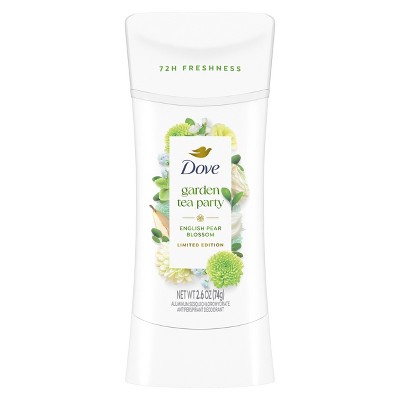 Dove Beauty Advanced Care Garden Tea Party Antiperspirant and Deodorant - English Pear Blossom - Limited Edition - 2.6oz