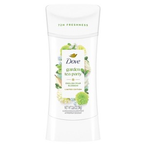 Dove Beauty Advanced Care Garden Tea Party Antiperspirant and Deodorant - English Pear Blossom - Limited Edition - 2.6oz - 1 of 4