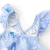 PATPAT Disney Princess Rapunzel Ariel Moana Belle Toddler Girl Dress Ruffle Sleeve Crossback Strap Birthday Summer Sundress 2-6 Y - 3 of 4