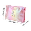 Unique Bargains Women's Letter A Makeup Bag Pink 1 Pc - 3 of 3