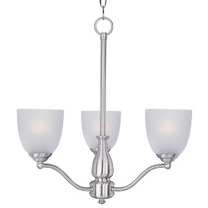 Maxim Lighting Stefan 3 - Light Chandelier in  Satin Nickel - 1 of 2