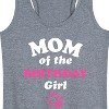 Women's - Barbie - Mom of The Birthday Girl Graphic Racerback Tank - 2 of 4