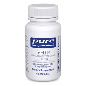 Pure Encapsulations 5-HTP 100 mg - Brain Health, Sleep Regulation & Appetite Support* - 5-Hydroxytryptophan - Gluten Free & Non-GMO - 60 Capsules - 1 of 4