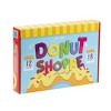 Blue Panda Wooden Play Food Set - 12-Pack Kids Pretend Play Donut Snacks Shop, Playhouse Toys for Toddlers, 6 Assorted Flavors - 4 of 4