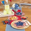 The Lakeside Collection Set of 4 Stars and Stripes Melamine Plates - Salad - 3 of 3