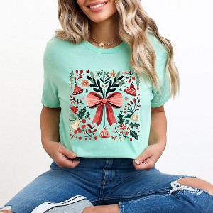 Simply Sage Market Women's Coquette Holly Collage Short Sleeve Graphic Tee - 1 of 4
