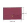 Unique Bargains Blank Paper Mini Vintage DIY Greeting Card Envelope 12 Pcs - 2 of 4