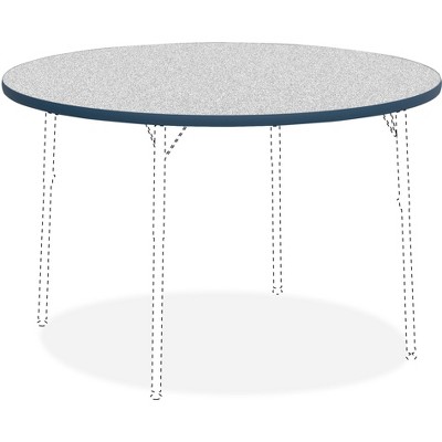 Lorell Activity Tabletop 48" Round Gray/Navy 99922