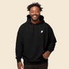Dalix Embroidered Ghost Hoodie Soft Fleece Hood Sweatshirt Mens - 2 of 4