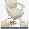 Ergonomic Office Chair - Home Desk Chair with Footrest, High-Back Mesh Computer Chair with Headrest Adjustable Lumbar Support - 3 of 4