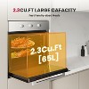 GASLAND 24" 2.3 Cu.f 5 Modes Built-in Single Wall Oven, Stainless Steel - 3 of 4