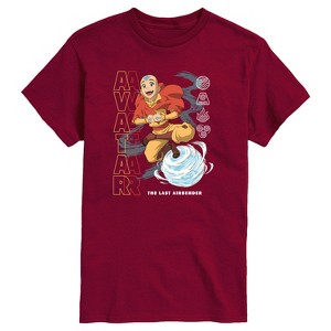 Men's - Avatar: The Last Airbender - Aang Air Bending Short Sleeve Graphic T-Shirt - 1 of 3