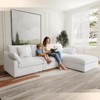 Cloud Couch Modular Sectional Sofa,119.29" U Shaped Couch, Oversized Down Filled Convertible Wide Seater,3 Seater With 2 Ottomans For Living Room Set - 4 of 4