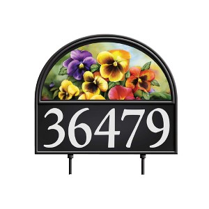 Collections Etc Four Seasons Address Marker Garden Stake SMALL - 1 of 4