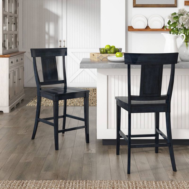 Set of 2 24" South Hill Panelled Back Counter Chair - Inspire Q, 3 of 14
