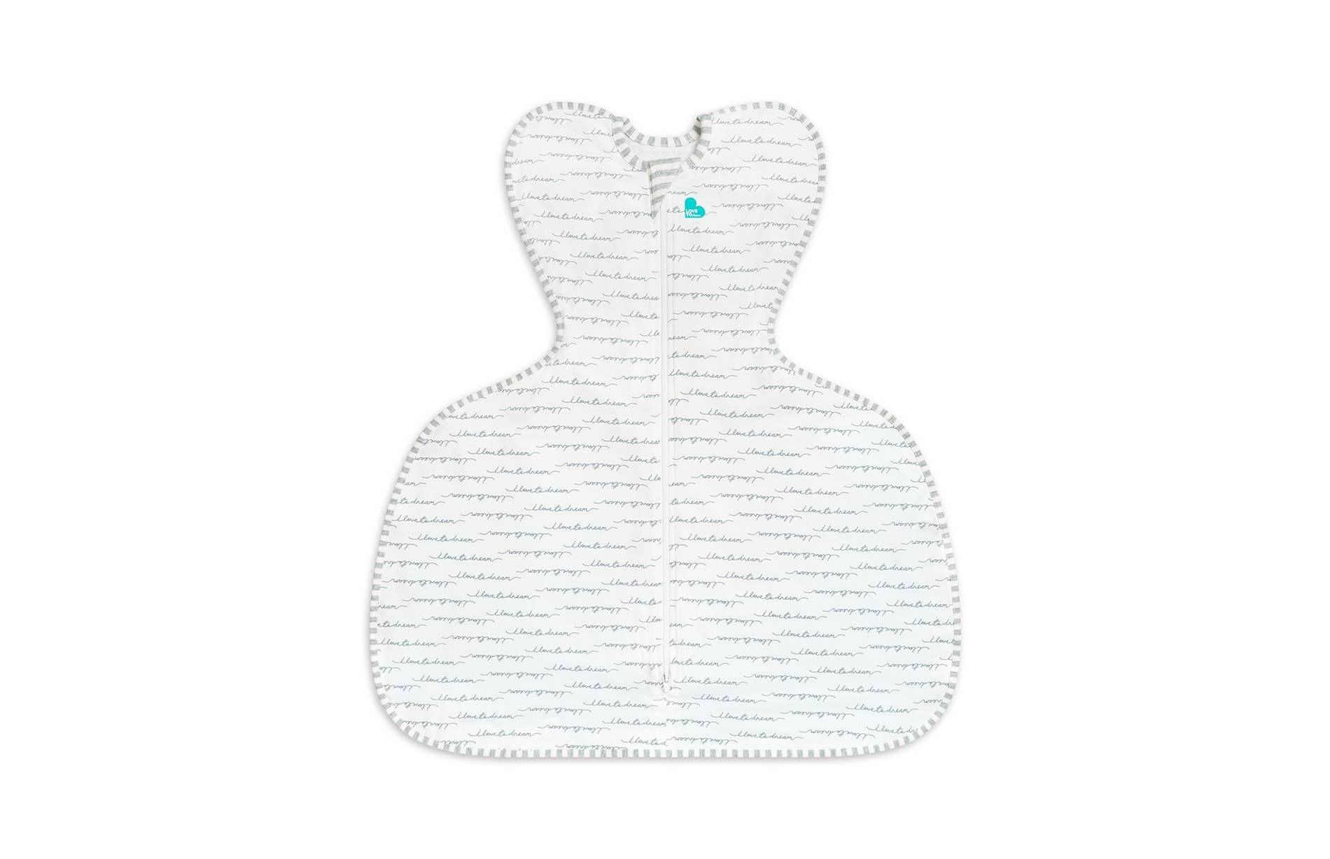 Love to Dream Swaddle Up Hip Harness Sleep Sack - Cotton 1.0 TOG - Dreamer White - M