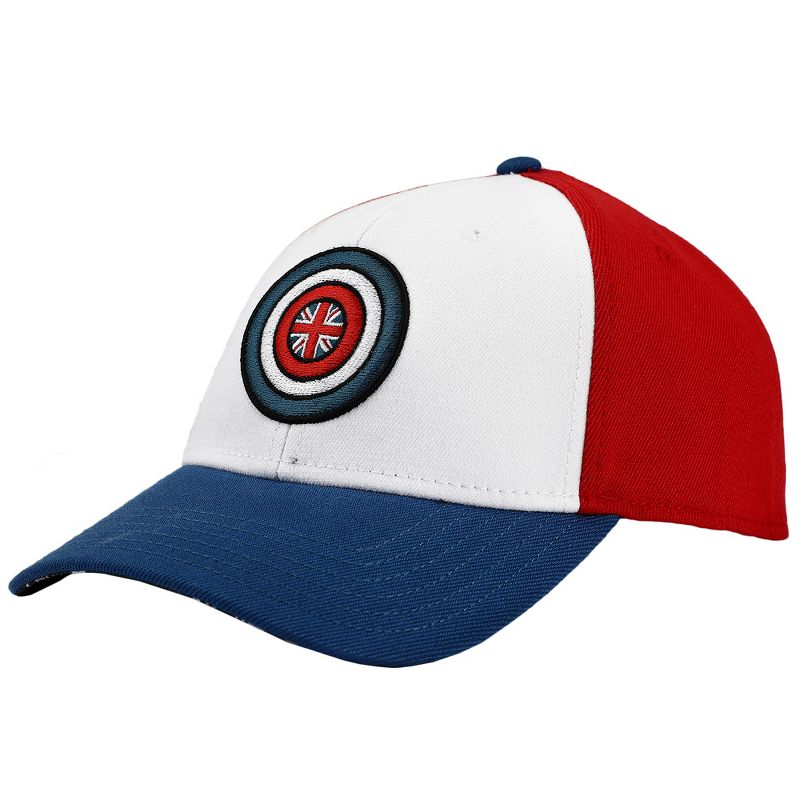 Peggy Carter Embroidered Shield Adjustable Cap with Printed Underbill, 1 of 7